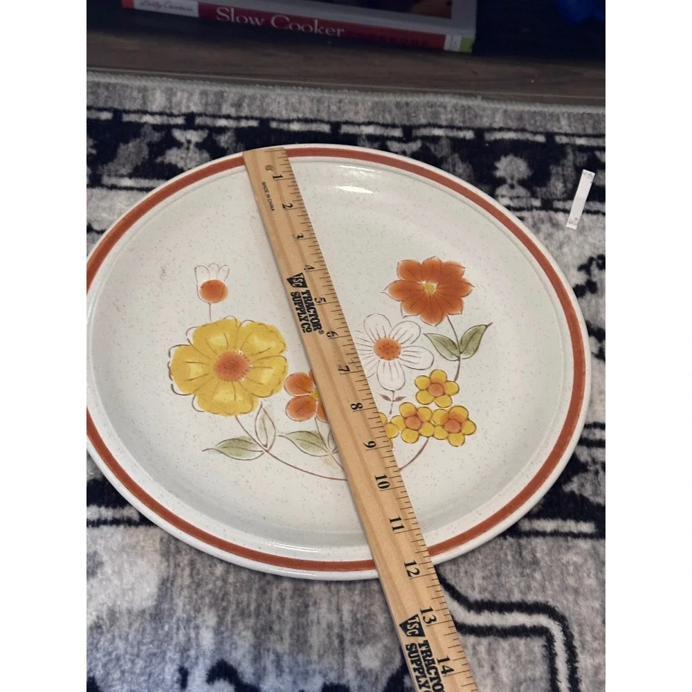 Norwell Stoneware Springtime Dinner Plate Japan 10.5